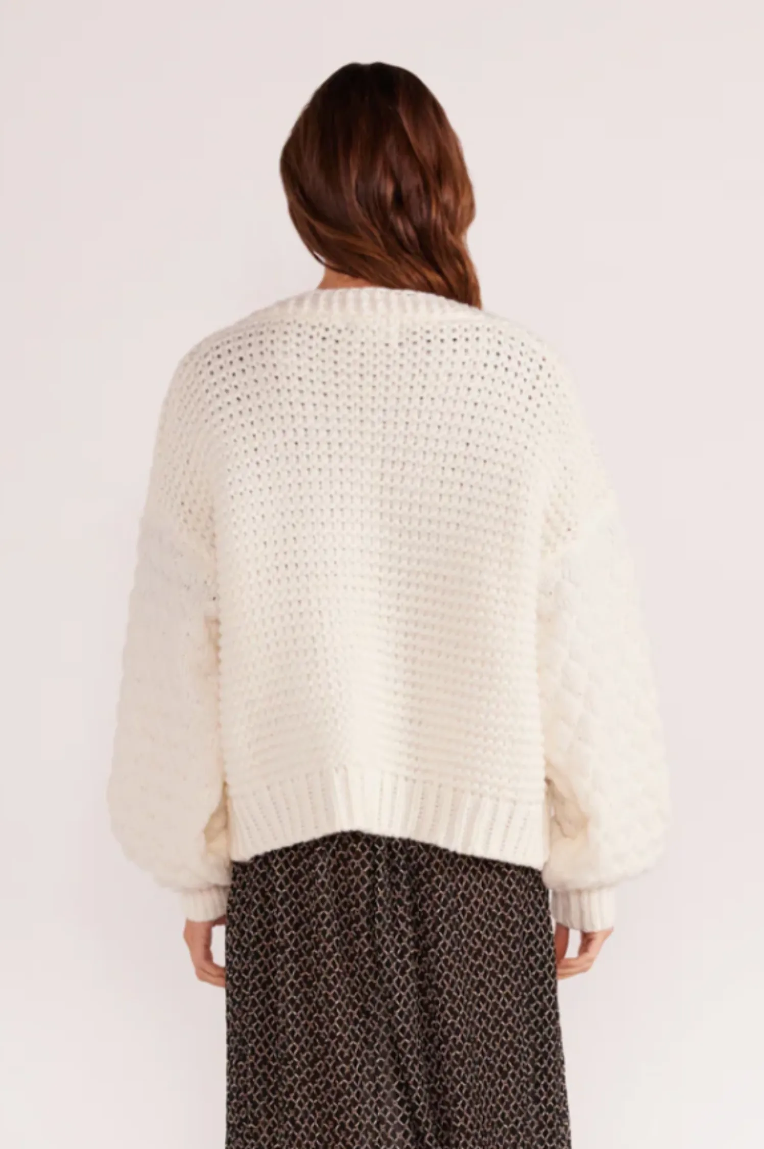 Abby Textured Knit Cardigan