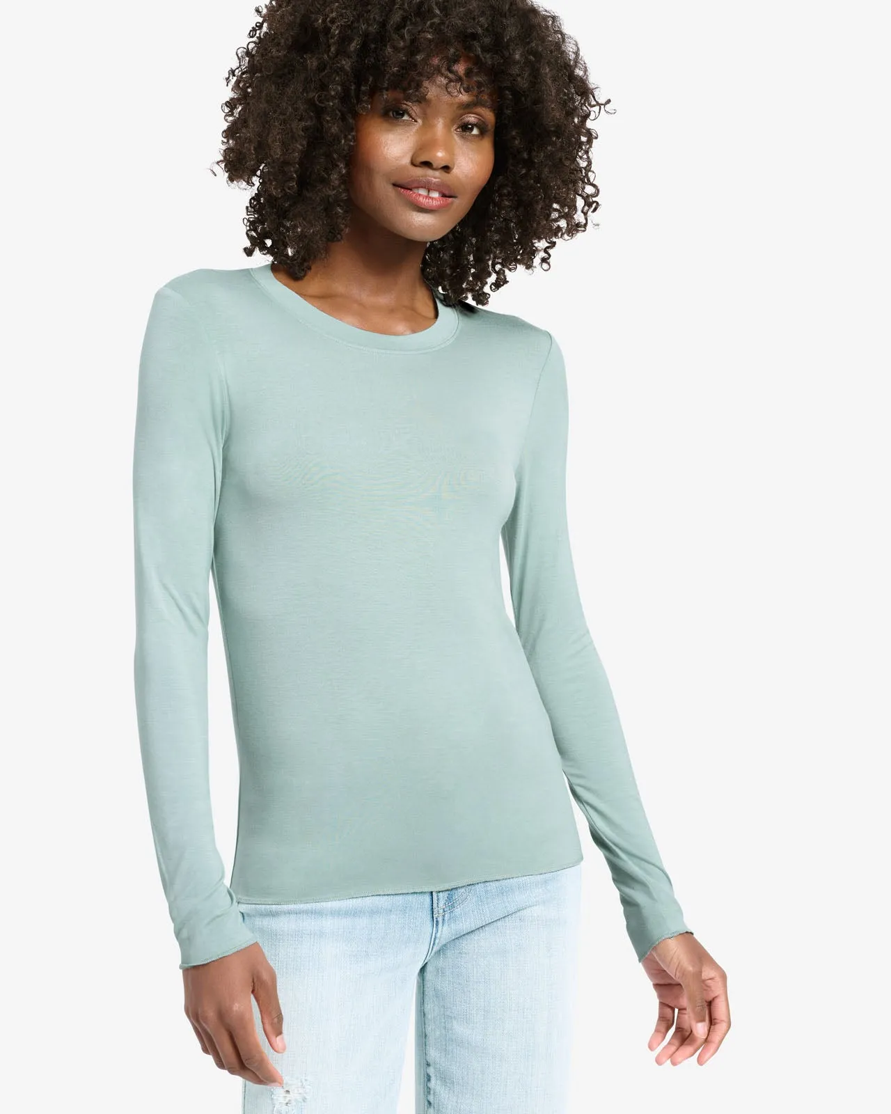 Bamboo Jersey Long Sleeve Tee