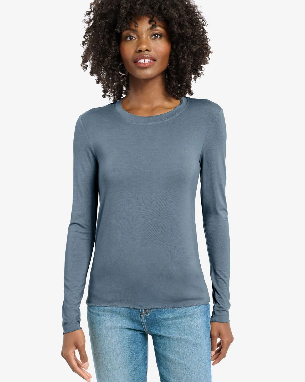 Bamboo Jersey Long Sleeve Tee