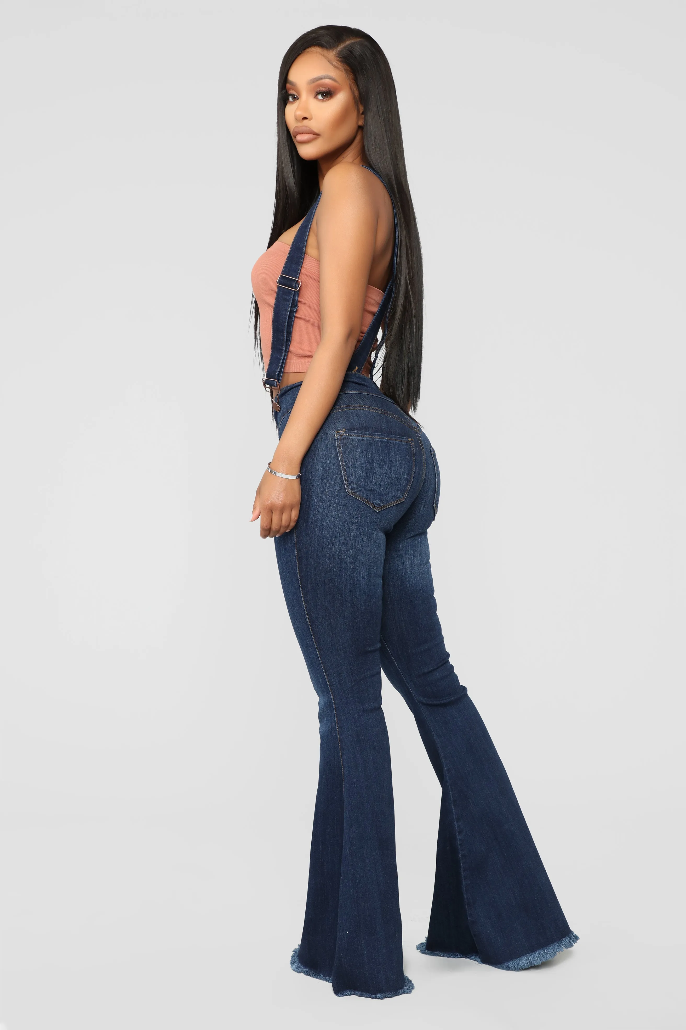 Beautiful Dreams Denim Overalls - Dark Denim