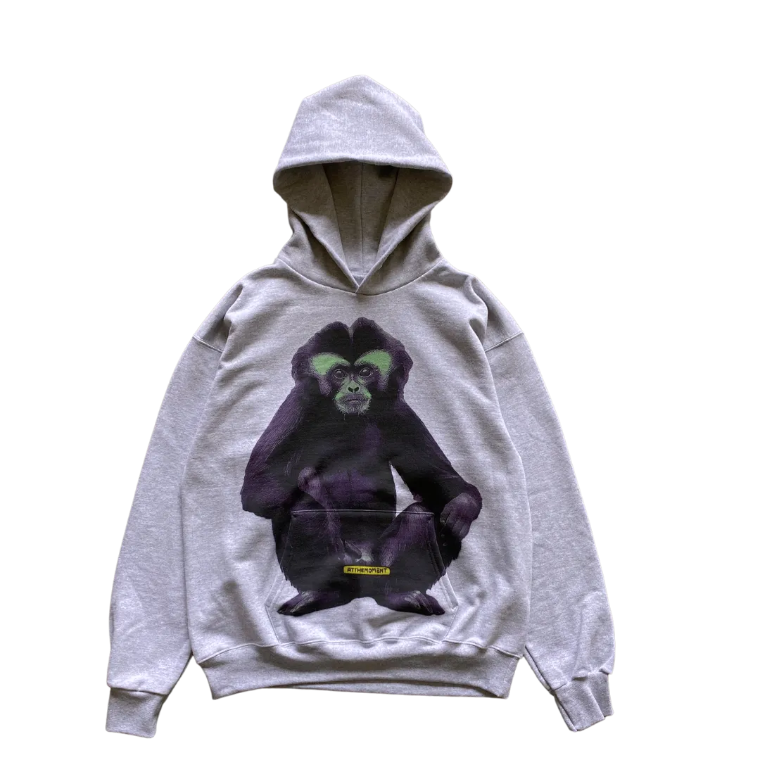 Black Crested Monkey Hoodie