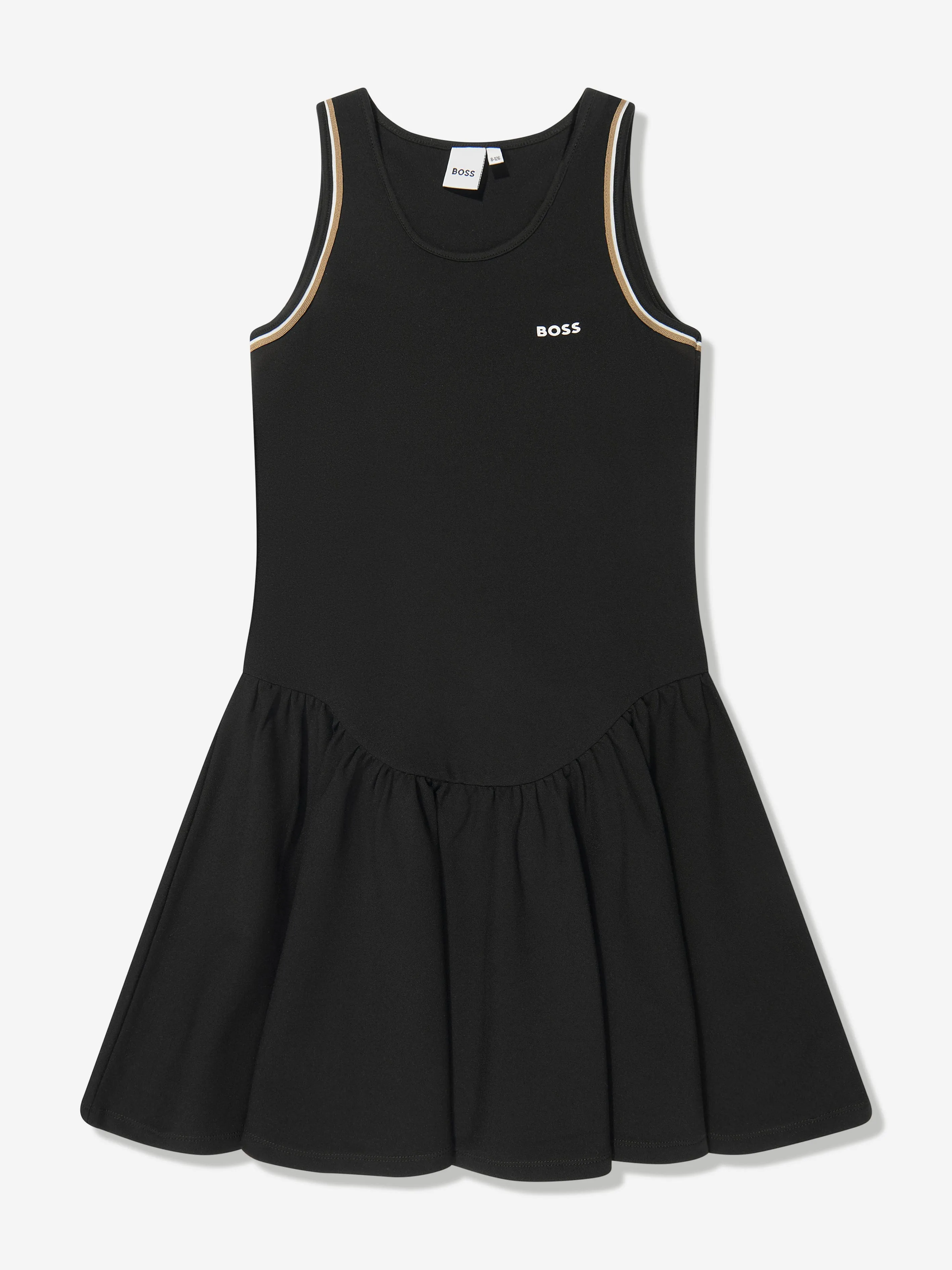 BOSS Girls Sleeveless Milano Dress in Black