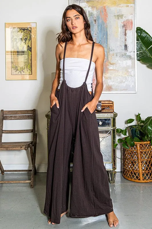 Bucket List Women's Brown Jumpsuit