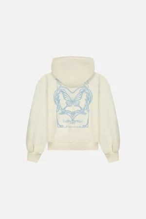 BUTTERFLY CONTRAST HOODIE WOMEN