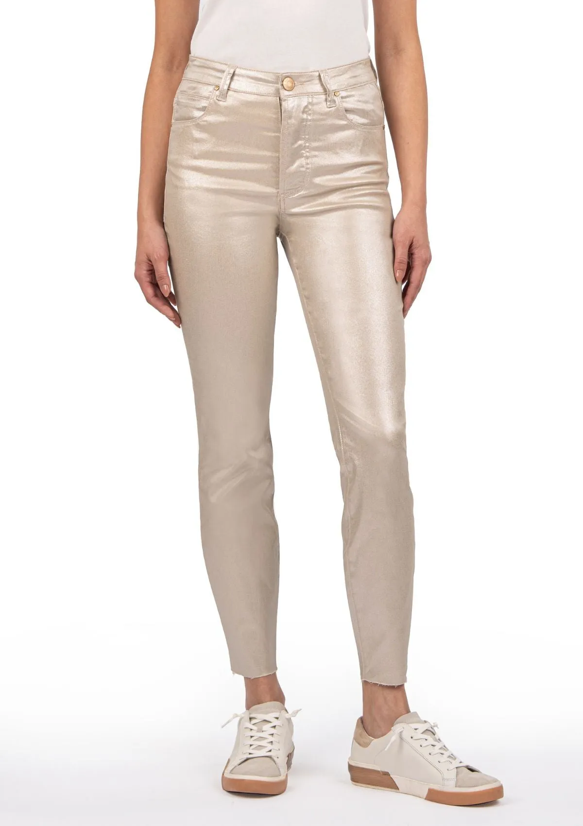 Charlize High Rise Fab Ab Ciga - Rose Gold