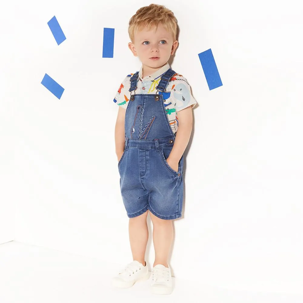 Denim short overalls  - FINAL SALE