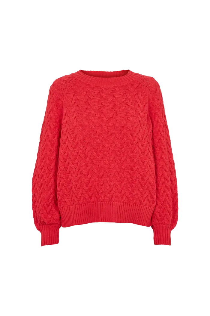 Emma Sweater - High Risk Red