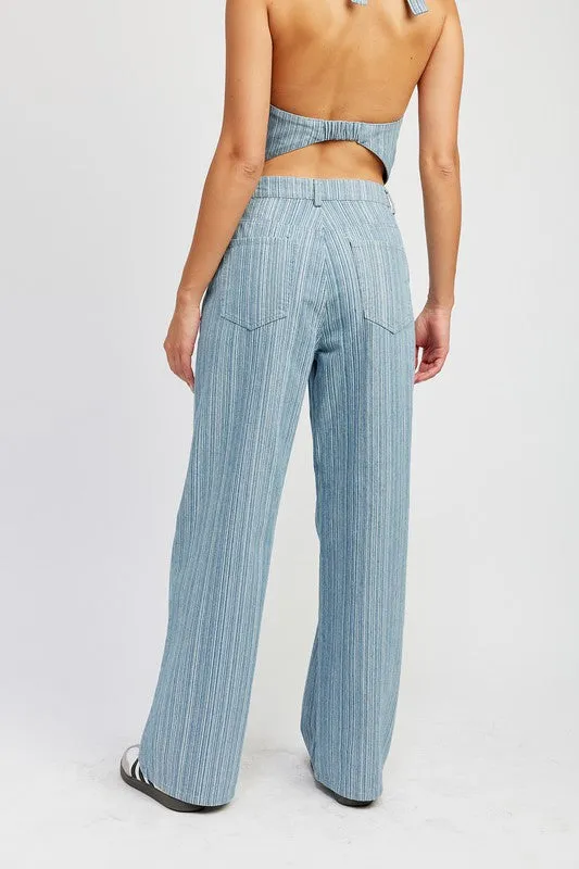 Emory Park MID RISE WIDE LEG PANTS