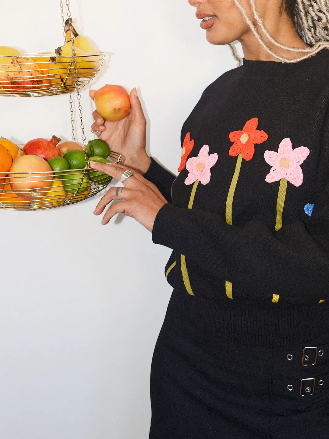 Fleur Sweater - Black