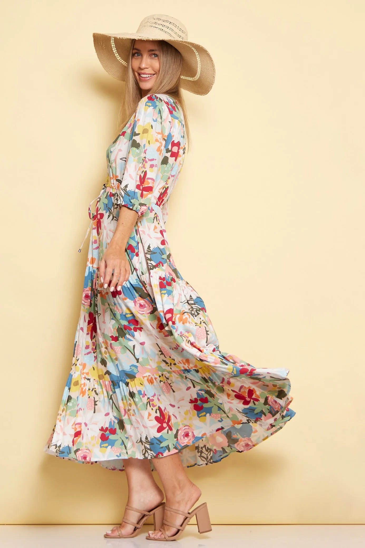 Freesia Dress - Breezy Floral