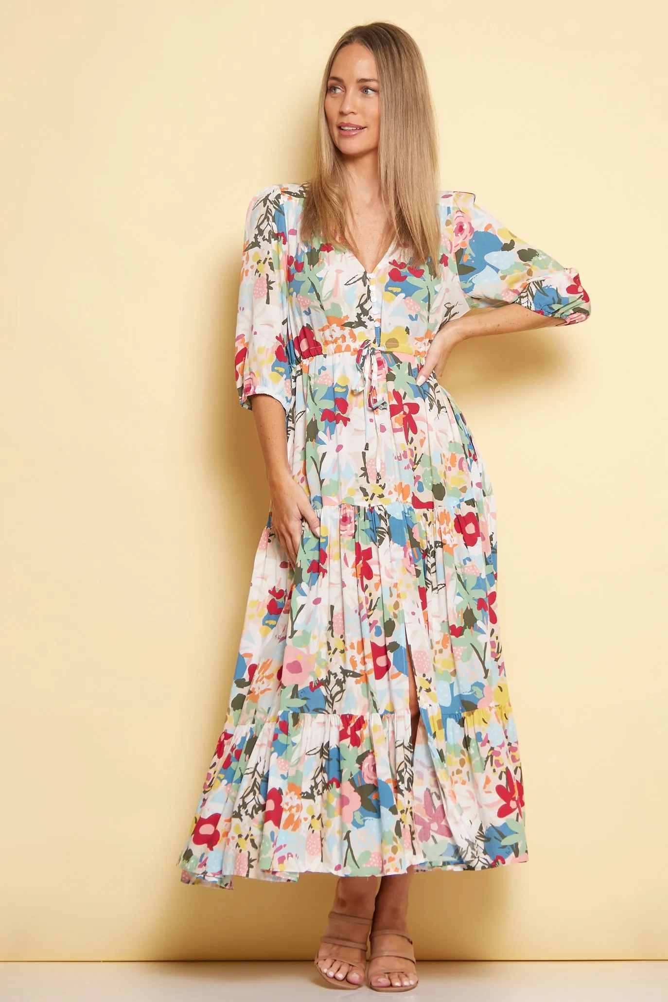 Freesia Dress - Breezy Floral