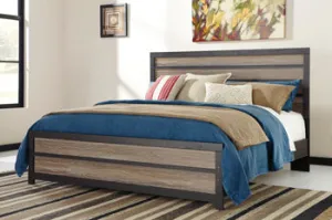 Harlinton Contemporary Master Bedroom King Panel Footboard