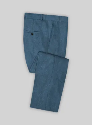 Indigo Blue Linen Pants