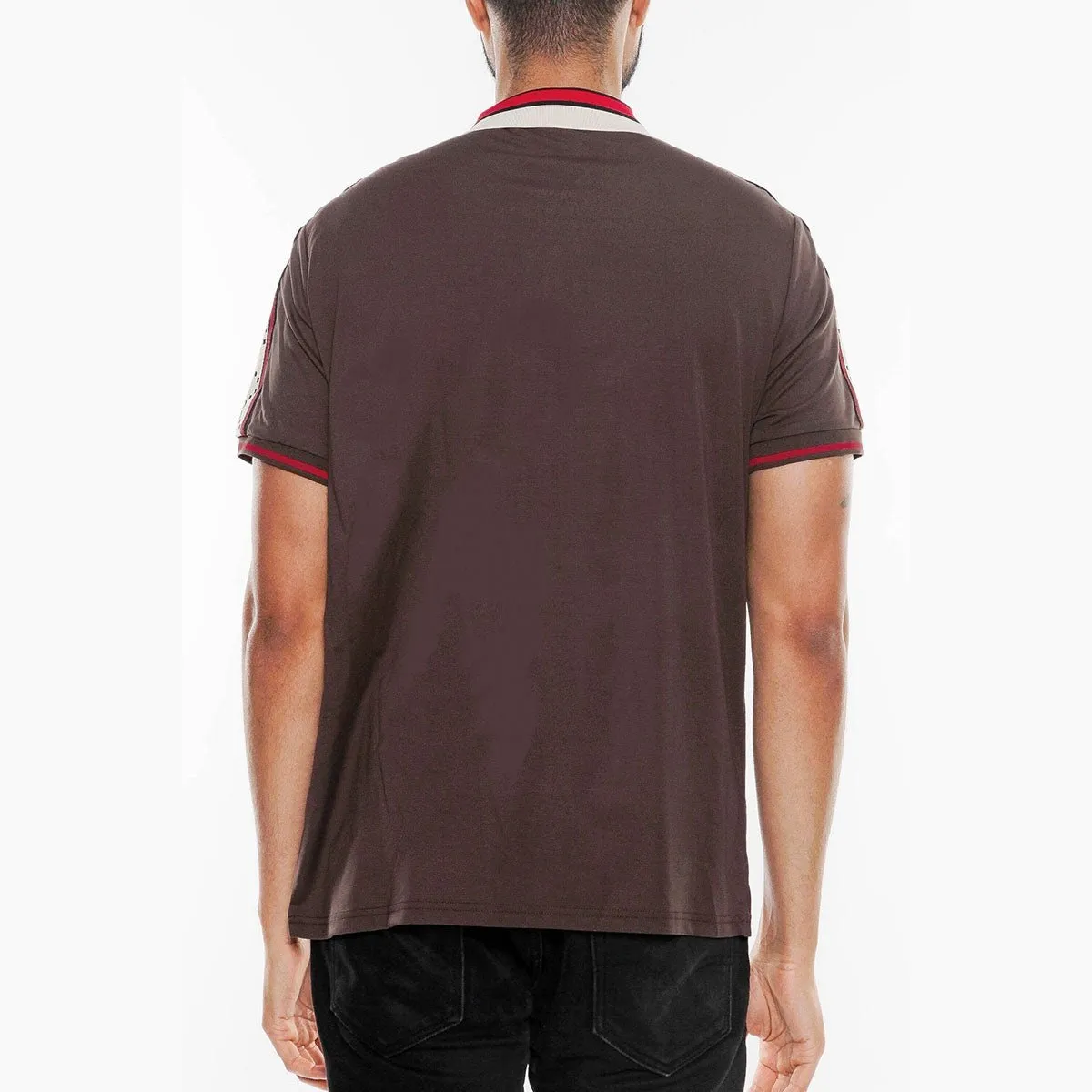 Italian Brown Collared Polo Shirt