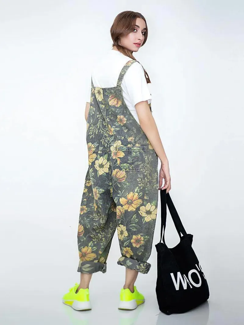 Jump For Joy Floral Overalls Dungaree