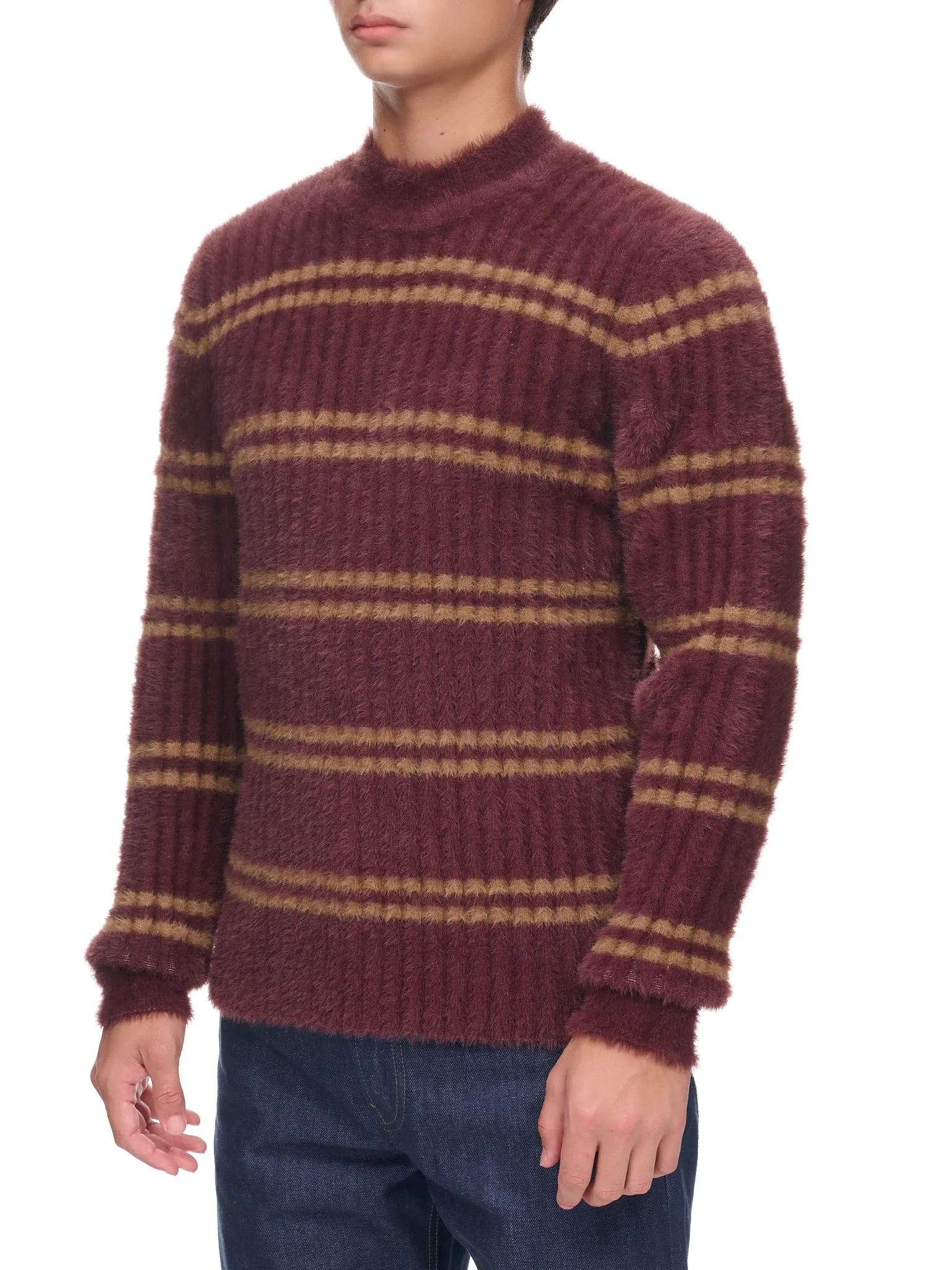 Le Pull Rayé (226KN075-2107-BROWN)