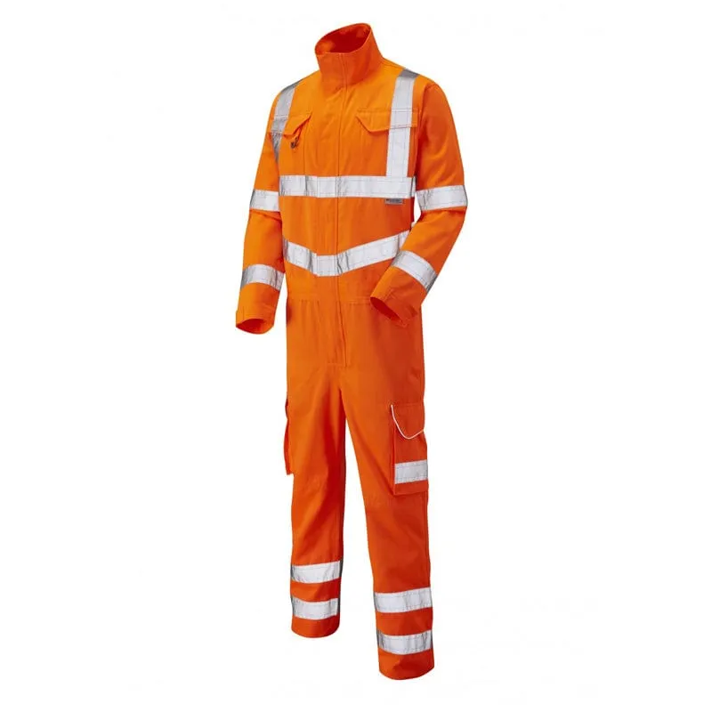 Leo Workwear Molland Hi-Vis Coverall