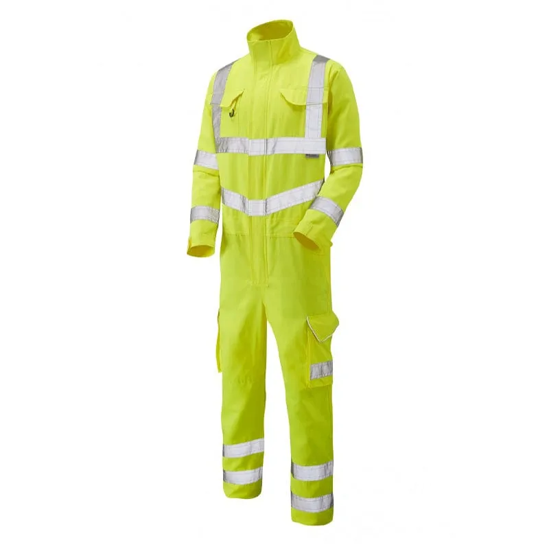 Leo Workwear Molland Hi-Vis Coverall