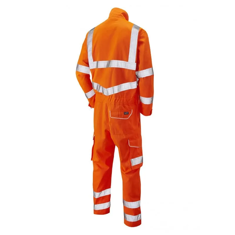 Leo Workwear Molland Hi-Vis Coverall