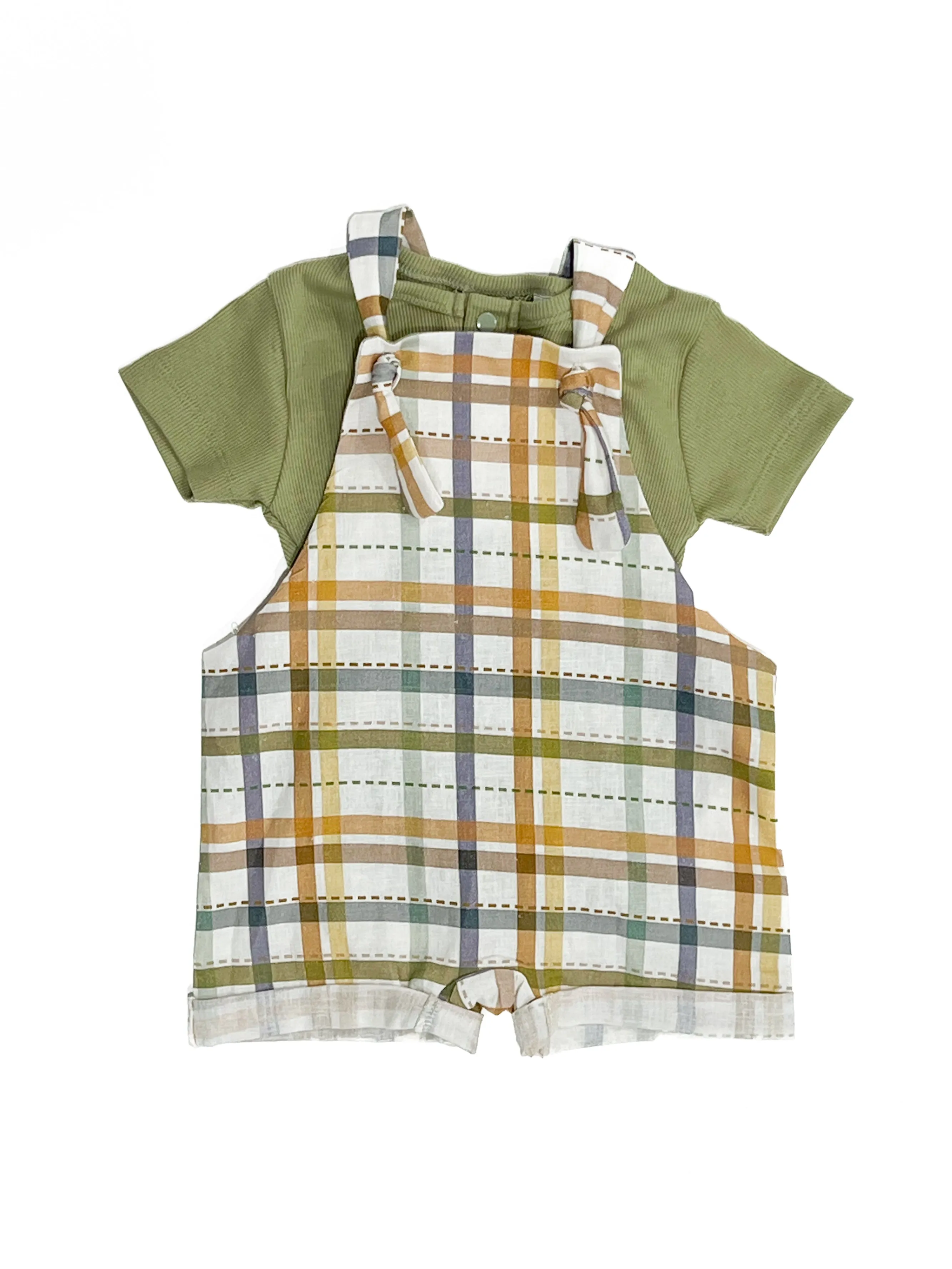 Linen Short Overalls - Winslow