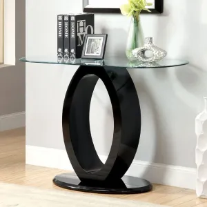 LODIA III Black Sofa Table, Black