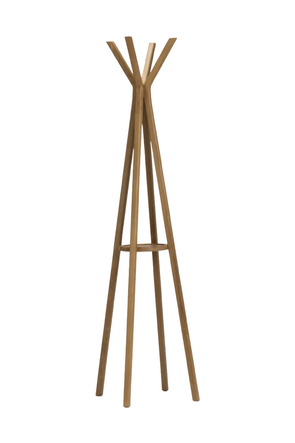 Natural Teak Coat Stand | Dareels Halus