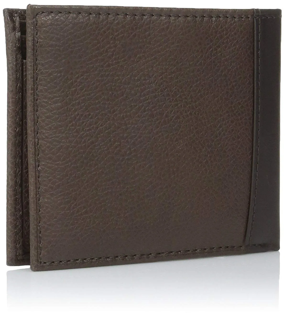 Nautica Men's Milled Leather Passcase Wallet