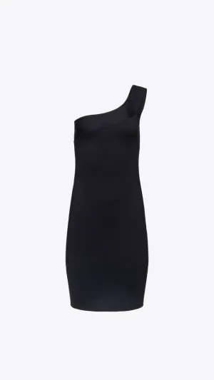 One Arm Strap Dress - Black