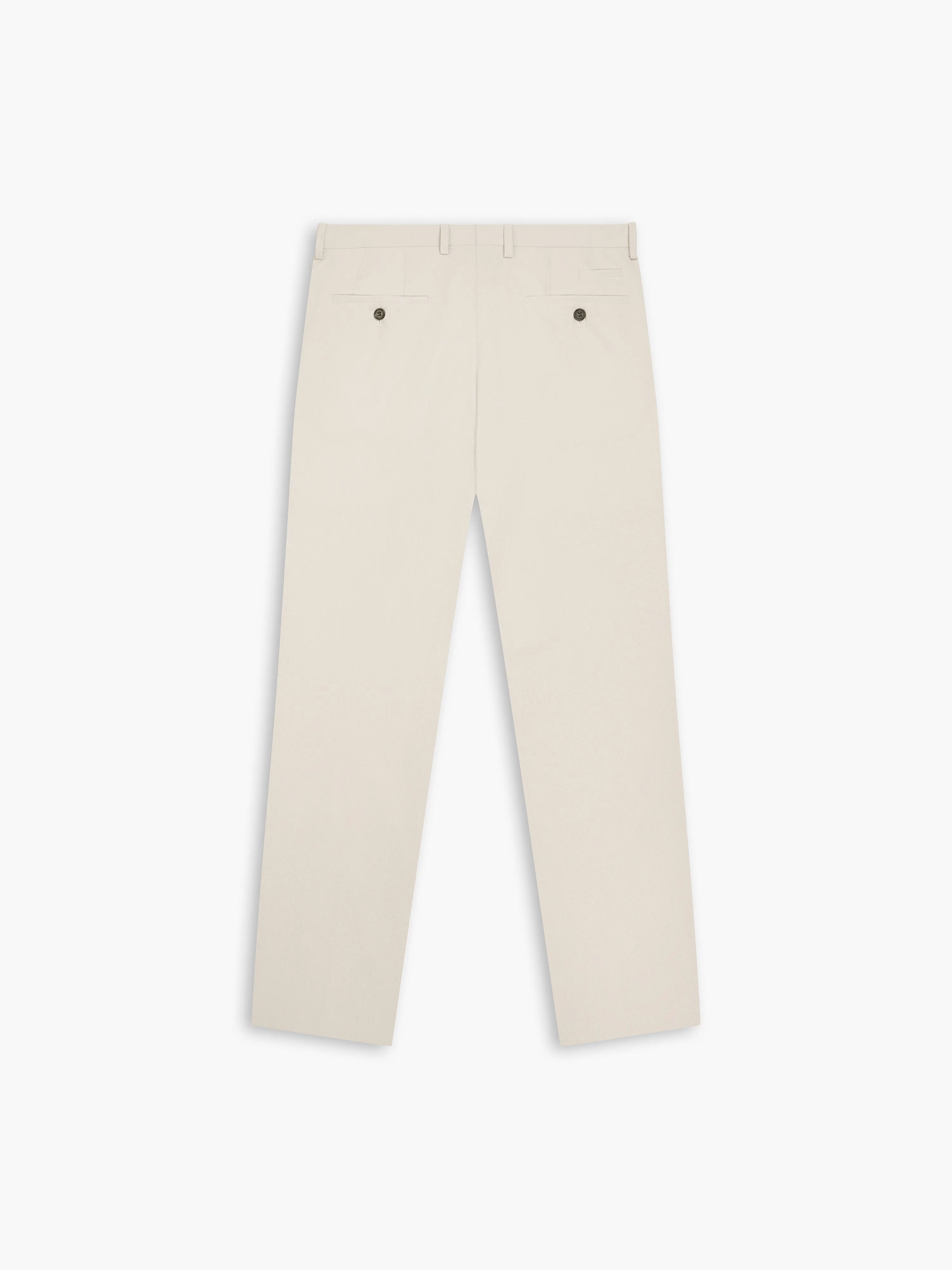 Piccadilly Linen Slim Ecru Suit Trouser