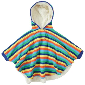 Poncho- rainbow stripe