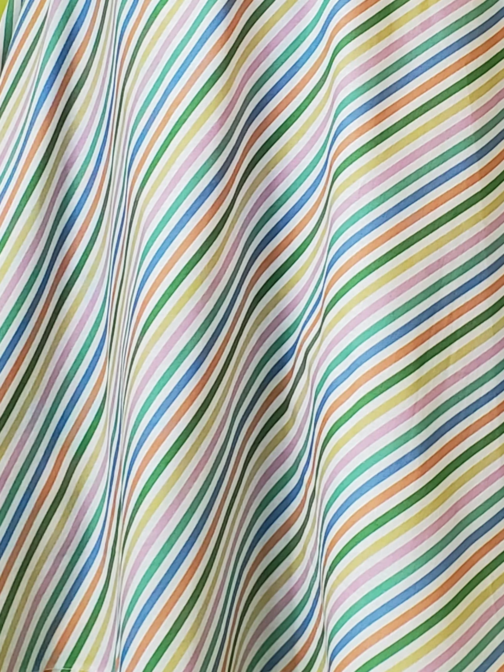 Rainbow Stripe Skater Skirt by Retrolicious