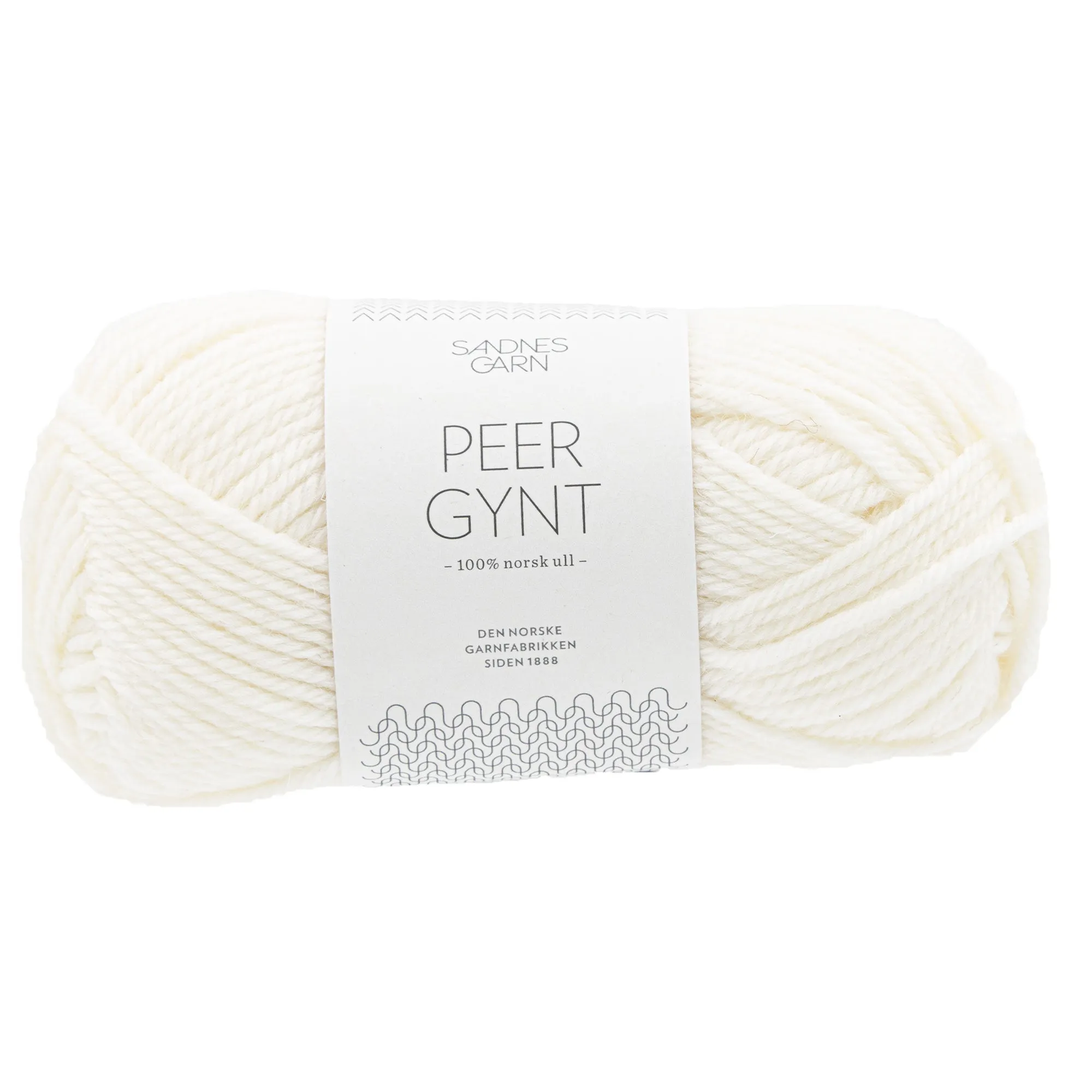 Sandnes Garn  Peer Gynt Yarn - 1002 White