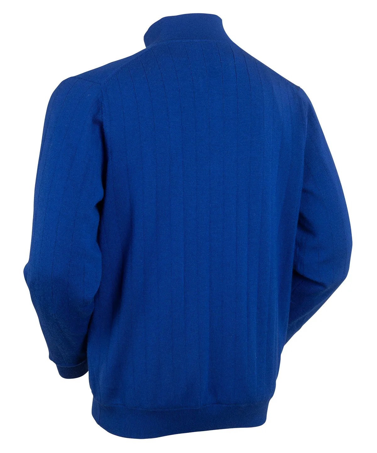 Signature Merino Quarter-Zip Mock Neck Sweater