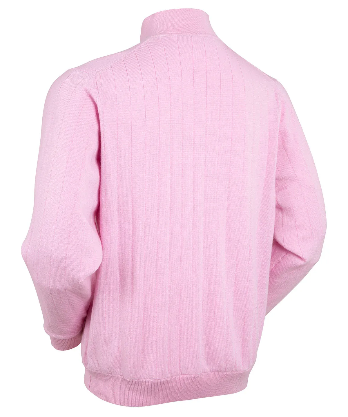 Signature Merino Quarter-Zip Mock Neck Sweater