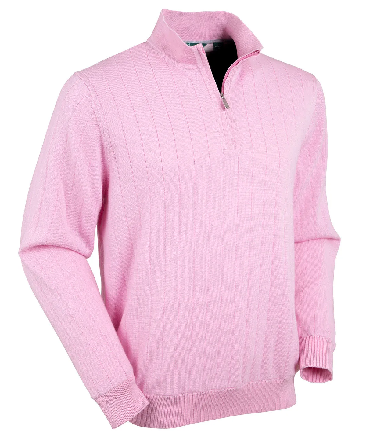 Signature Merino Quarter-Zip Mock Neck Sweater