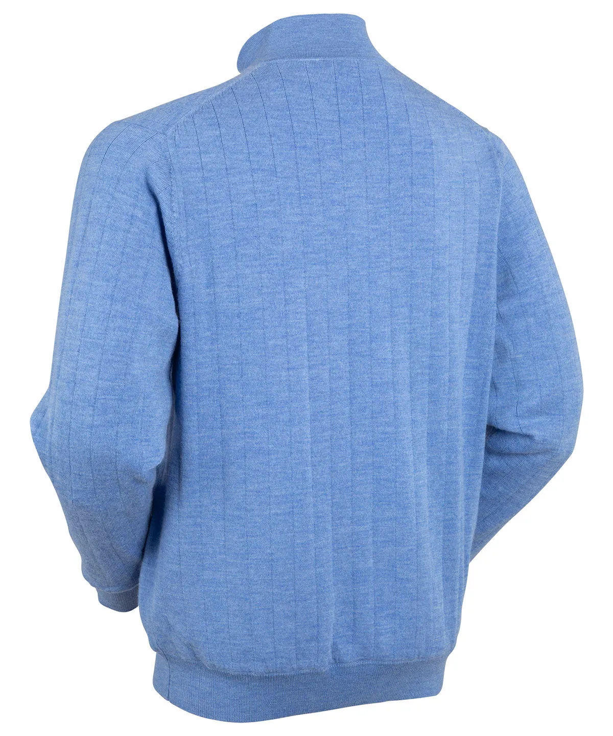 Signature Merino Quarter-Zip Mock Neck Sweater