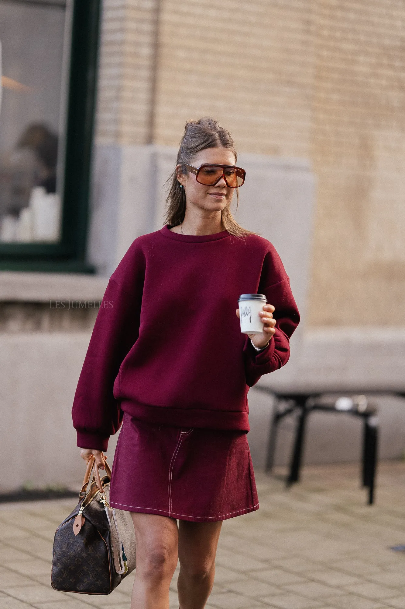 Stella sweater burgundy