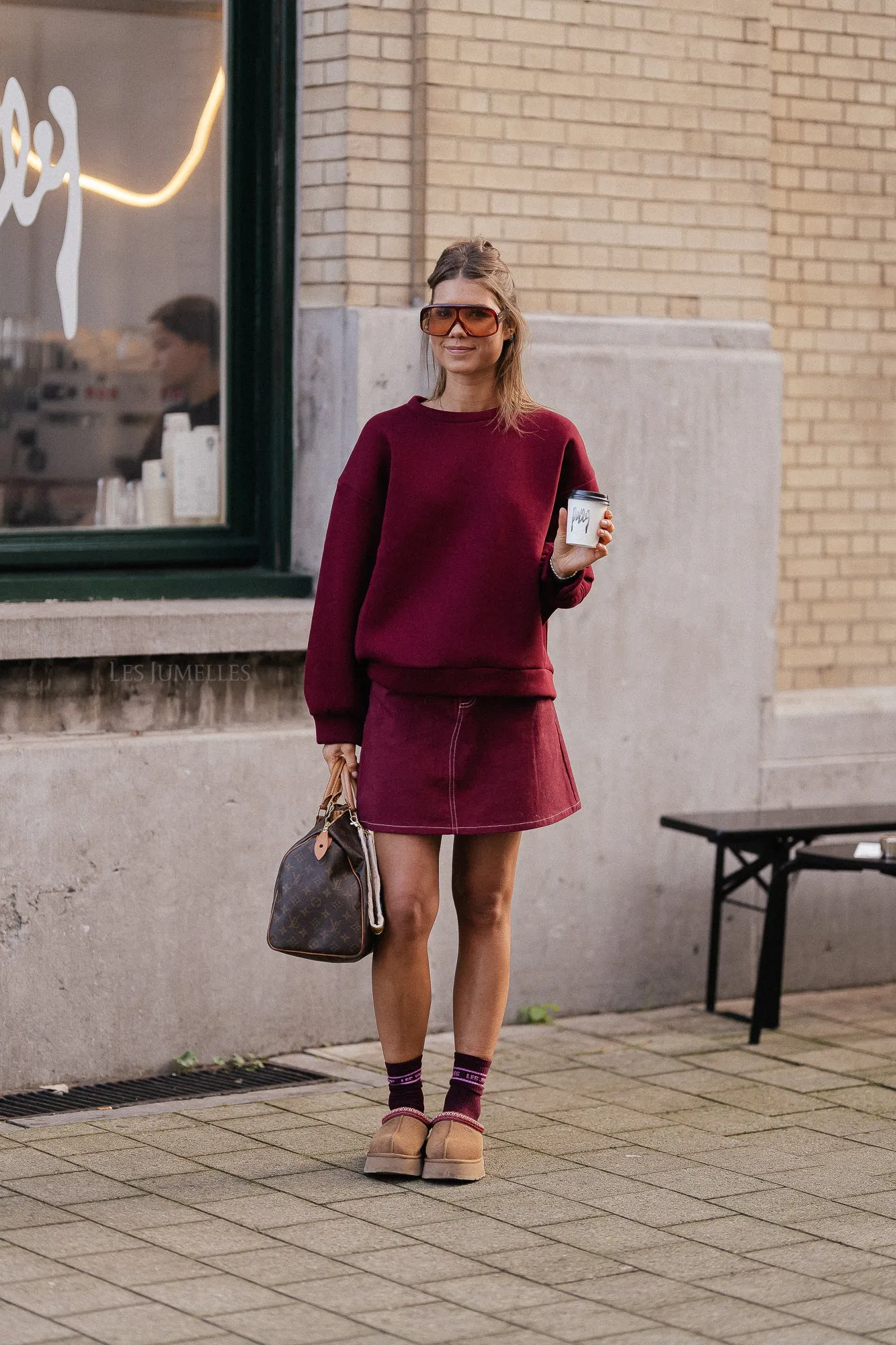 Stella sweater burgundy