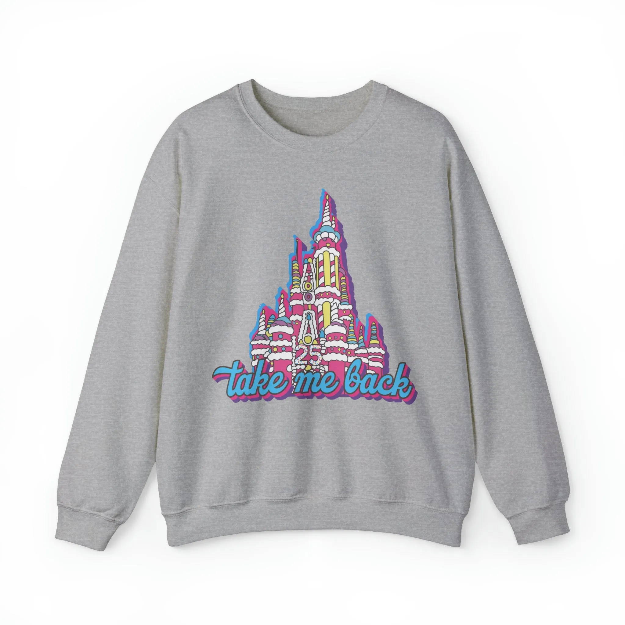 Take Me Back to the 90s Cake Castle Sweatshirt