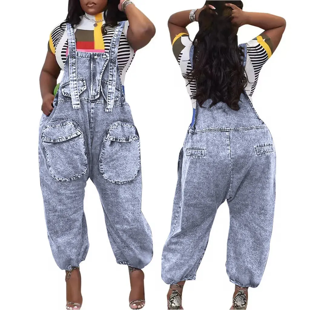 TEEK - Purpose Pocketed Denim Overalls