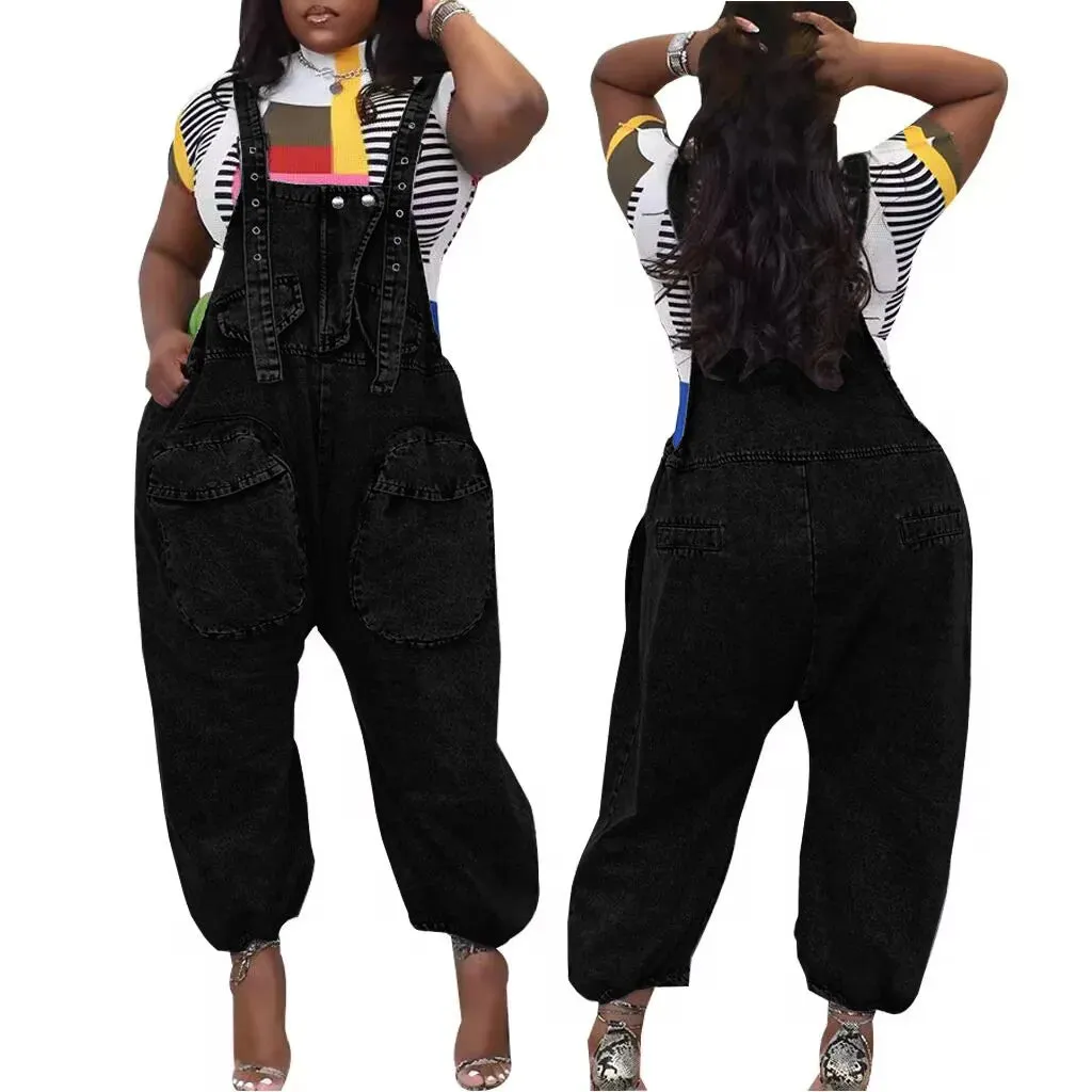 TEEK - Purpose Pocketed Denim Overalls