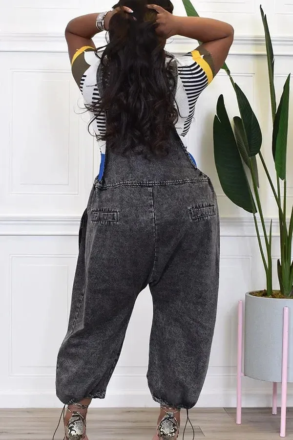 TEEK - Purpose Pocketed Denim Overalls