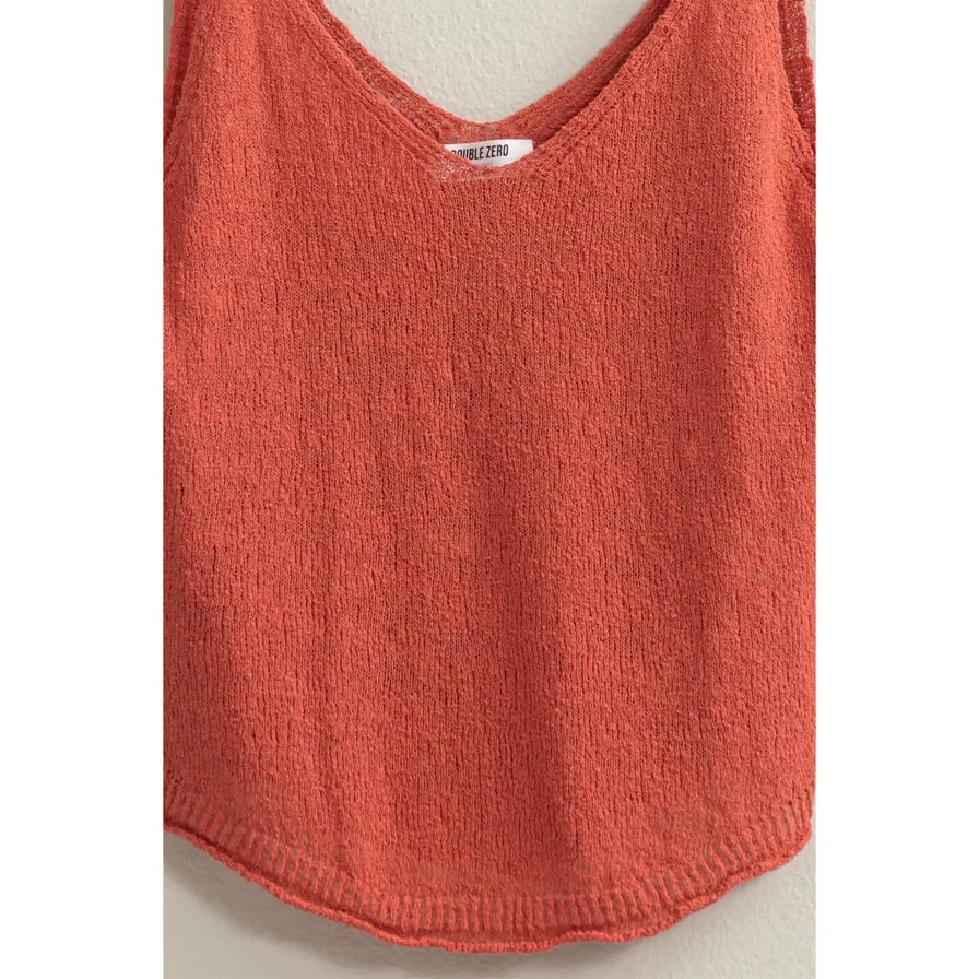 Try Your Luck V Neck Sleeveless Top